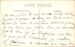 CPA Cannes coucher de Soleil sur l'Esterel 