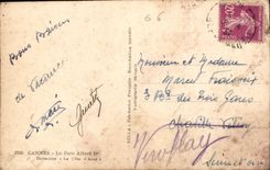 CPA Cannes le Parc Albert Ier 