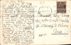 CPA Nice la Grotte du Jardin Albert Ier 