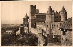 CPA Carcassonne Aude la cite le Chateau Comtal 
