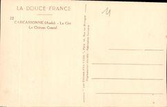 CPA Carcassonne Aude la cite le Chateau Comtal 