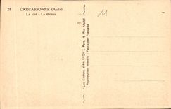 CPA Carcassonne Aude la cite le Theatre 