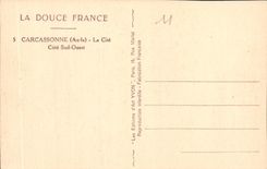 CPA Carcassonne Aude la cite Cote Sud Ouest 
