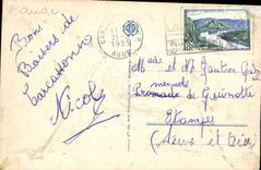 CPA Carcassonne les Hautes Lices Espace qui Separe l'enceinte Interieure et l'enceinte exterieure et