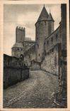 CPA Cite de Carcassonne le Chateau et la Porte d'Aude 