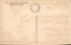 CPA Cite de Carcassonne Eglise Saint Nazaire Nef vue de l'entree 