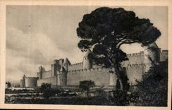 CPA Cite de Carcassonne Fron Sud 