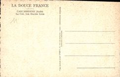 CPA Carcassonne Aude la Cite les Hautes Lices 