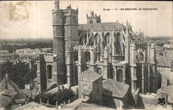 CPA Aude Narbonne la Cathedrale 