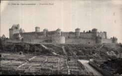 CPA Cite de Carcassonne Ensemble Nord 