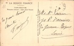 CPA Carcassonne Remparts Interieurs l'Eglise Saint Nazaire 