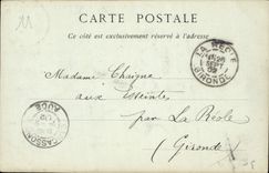 CPA Cite de Carcassonne Porte de Narbonne 