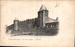 CPA Cite de Carcassonne la Tour d'Angle 