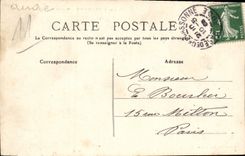 CPA Cite de Carcassonne Montee de la Porte d'Aude 