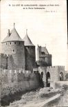 CPA La Cite de Carcassonne Chatelet et Pont Levis de la Porte Narbonnaise 