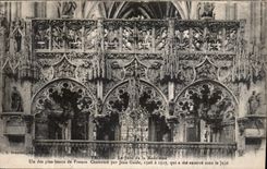 CPA Troyes le Jube de la Madeleine un des plus beaux de France construit par Jean Gaide 1508 1517 qu