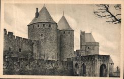 CPA Cite de Carcassonne Porte Narbonnaise 