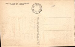 CPA Cite de Carcassonne Entree du Chateau 