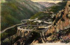 CPA Route de Menton a Sospel