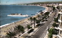 CPA La Cote d'Azur Promenade des Anglais 