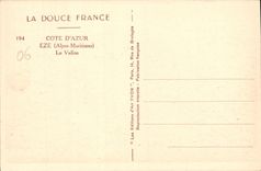 CPA Cote d'Azur Eze Alpes Maritimes le Vallon 