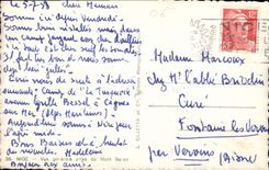 CPA Nice vue generale prise du mont Boron 