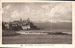 CPA Antibes Les Remparts de la Vieille Ville 