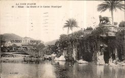 CPA La Cote d'Azur nice la Grotte et le Casino Municipal 