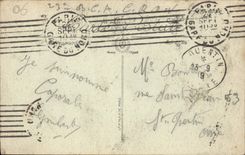 CPA Cannes un coup de Mer Phare