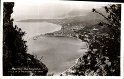 CPA Menton vue generale prise de la Frontiere Italienne 