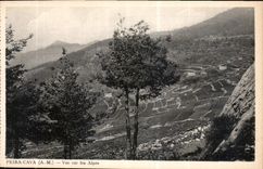 CPA Peira Cava A M vue sur les Alpes 