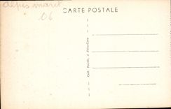 CPA Peira Cava A M vue sur les Alpes 