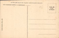 CPA Menton la Plage par un coup de mer 