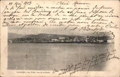 CPA Cannes la Ville vue de la rade 