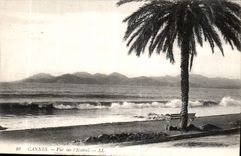 CPA Cannes vue sur l'Esterel 