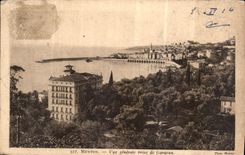 CPA Menton vue generale prise de Garavan 