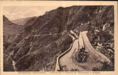 CPA Luceram de la Route de Moulinet a Sospel 