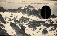 CPA Cime des Gelas vallee de la Vesubie Alp Mar 