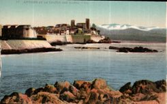 CPA Antibes et la chaine des Alpes 