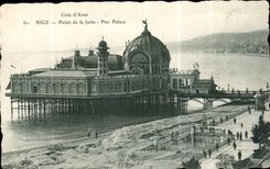CPA Cote d'Azur Nice Palais de la Jetee Pier Palace 