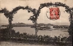 CPA Cote d'Azur Le pointe Saint Hospice et le Pont Saint Jean 