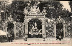 CPA Nancy Place Stanislas Grilles en fer forge de Jean Lamour Fontaine d'Amphitrite 