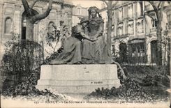 CPA Nancy la Souvenir Monument en bronze par Paul Dubois 
