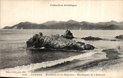 CPA Cannes Rochers de la Napoule Montagne de l'Esterel 