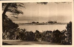 CPA Cote d'Azur le Littoral de Cannes a Nice le Plan de l'Islette vu de la Villa Elen Roch 