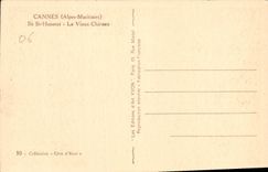 CPA Cannes Alpes Maritimes Ile St Honorat Le Vieux Chateau 