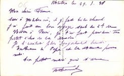 CPA Menton Vue Generale prise de Garavan 