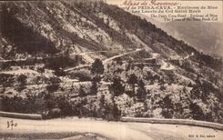 CPA Route de Peira Cava Environs de Nice les Lacets du Col Saint Roch 