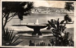 CPA Cannes le Mt Chevalier vu du Parc Albert Ier 