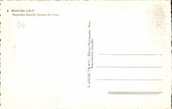 CPA Pont du Loup Excursion dans les Gorges du Loup 